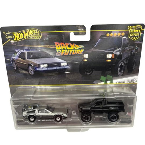 Hot Wheels Delorean Set Back to the Future new