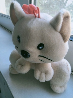 Plush wallet key holder like new