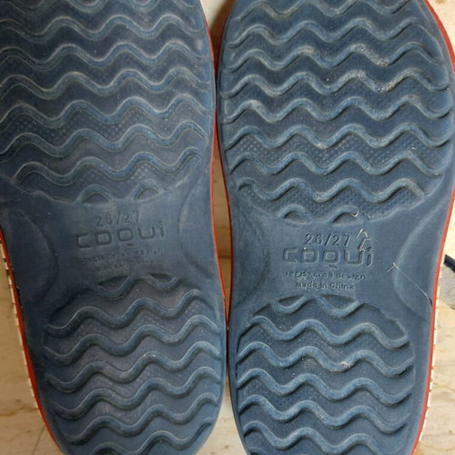 Coqui sandals like new, blue, sizes 26-27