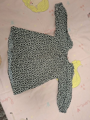 Y-OH Φορεματάκι Παιδικό 92cm Σαν Καινούργιο Μαύρο Άσπρο