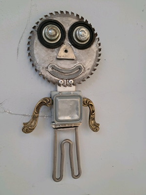 Mr Roll wall art new upcycled materials