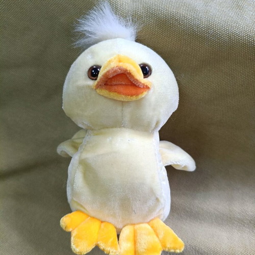 Beanie type plush bird like new, vintage, height about 15 cm