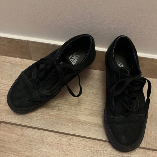 Vans casual shoes size 38.5 used, black unisex