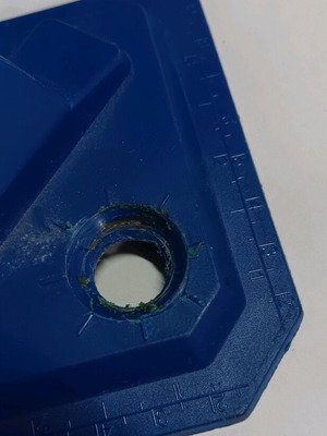 Drill accessory used, dust extractor attachment