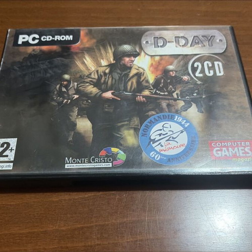 D-Day PC Game 2004 Computer Games Magazine Edition like new