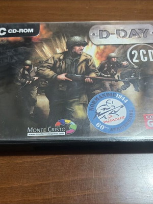 D-Day PC Game 2004 Computer Games Magazine Edition like new