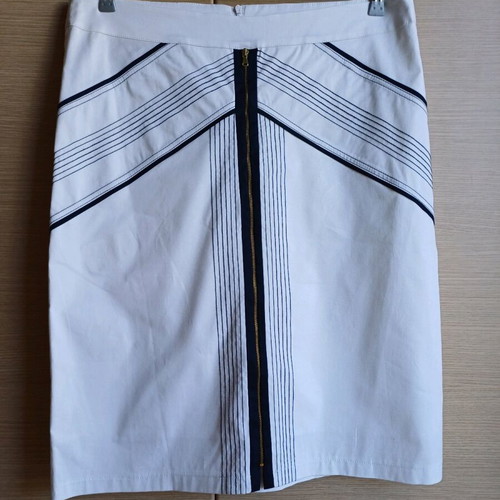 Skirt new cotton Leonard's white and blue size XL