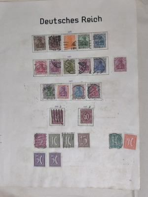 Deutsches Reich Stamp Collection used, 25 Sealed Stamps 1920-1923
