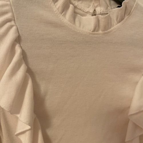Blouse white SHEIN like new, size M