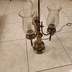 Vintage brass table lamp, fully functional