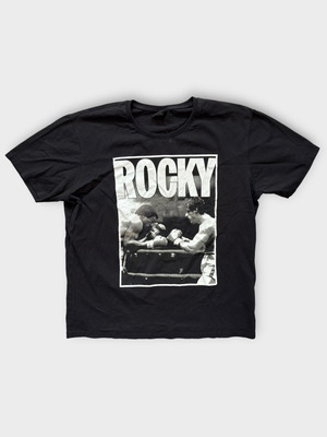 Rocky men's t-shirt, black, size M