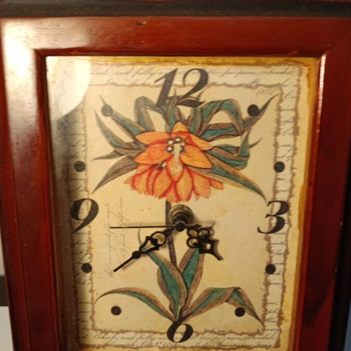 Wall clock used with key holder