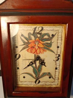 Wall clock used with key holder