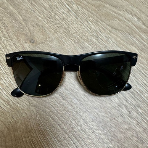 Ray Ban sunglasses used, square, black