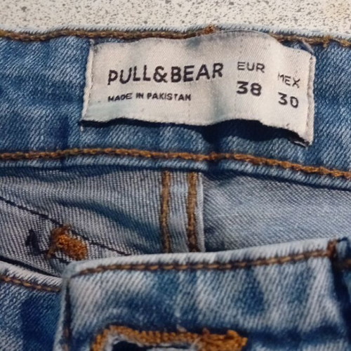 Pull & Bear elastic men's jeans used, 95 cm waist, 72 cm length
