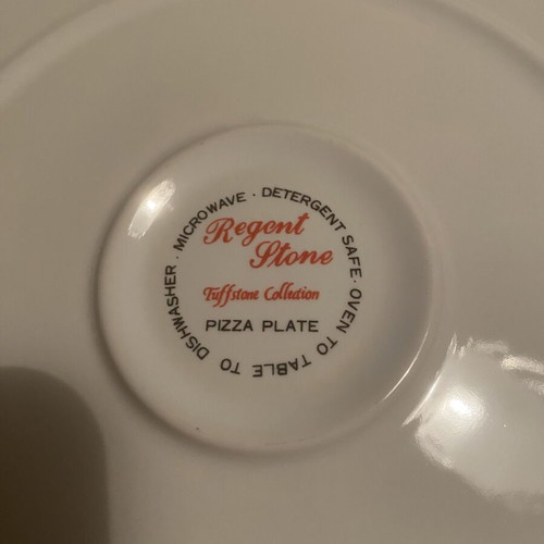 Vintage Regent Stone Pizza Plate 30cm Tuffstone Collection like new