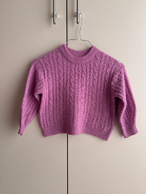Zara sweater used for 3-4 years old, 104 cm, pink-purple