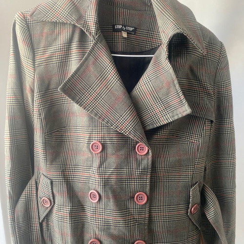 Vintage checked jacket used, size M