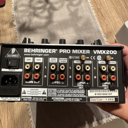 Behringer VMX 200 DJ Mixer new in box