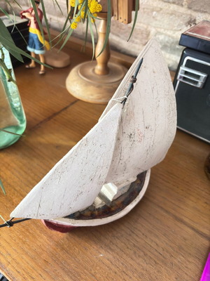 Ceramic ship new for table decoration