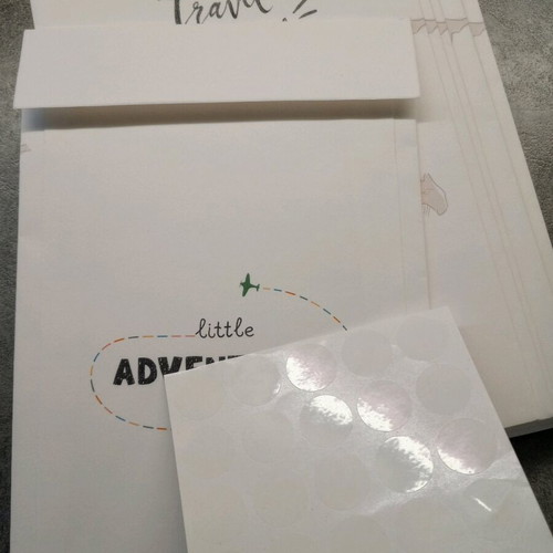 Invitation envelopes new, pack of 25 for boy baptism with stickers
