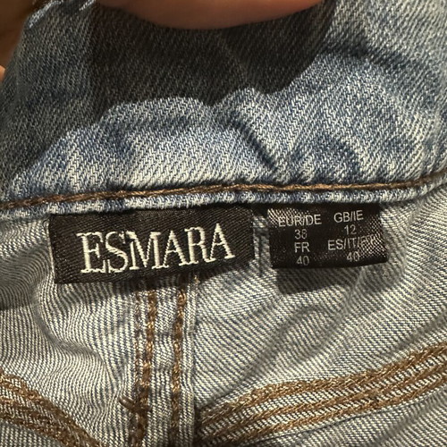 Esmara women's denim shorts, light blue, size M