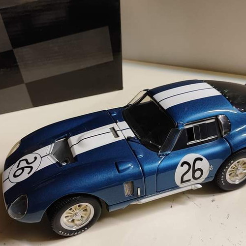 Exoto Cobra Daytona Coupe 1965 Reims 12h Raising Legends like new 1:18