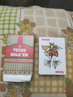Playing Cards Texas Hold'em like new