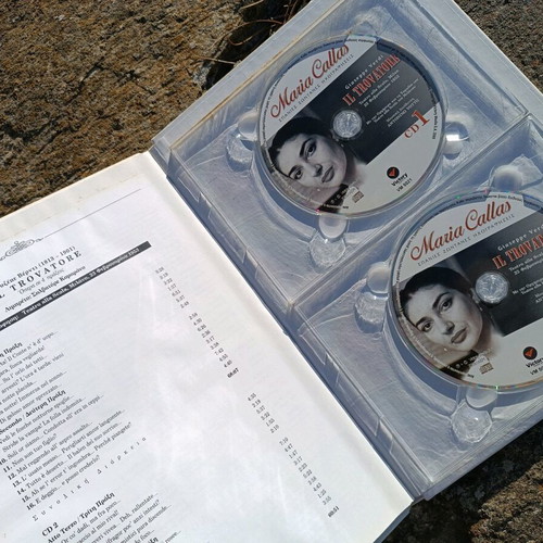 Maria Callas collection of 3 double CDs like new, rare live Verdi recordings