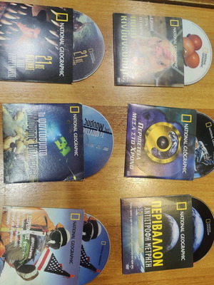 National Geographic collectible DVDs like new, set of 6