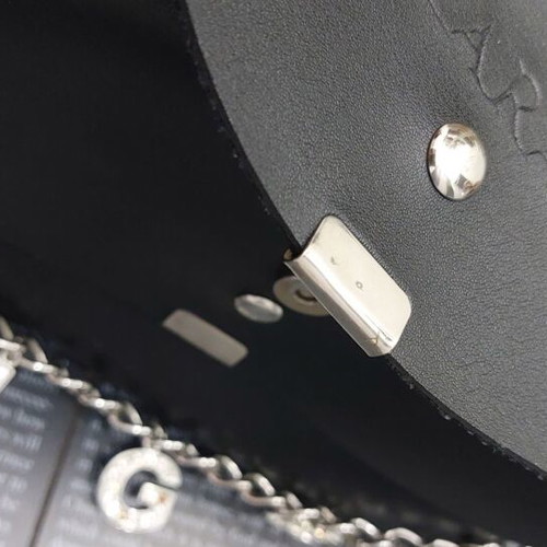 Zara black shoulder bag with chain, like new