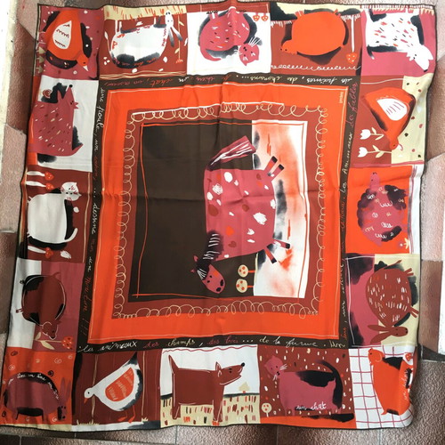 Loredano 100% silk scarf vintage, like new