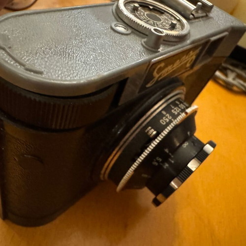 Smena 35mm camera used, Soviet Union 1961