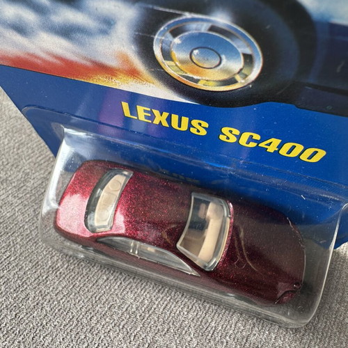 Hot Wheels Lexus SC400 mainline new, burgundy