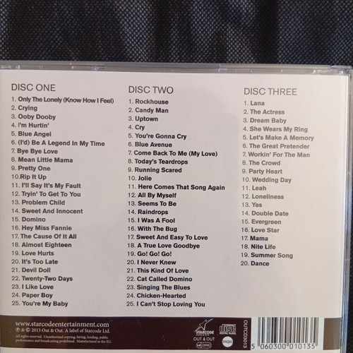 Roy Orbison Out & Out 3 CD collection like new