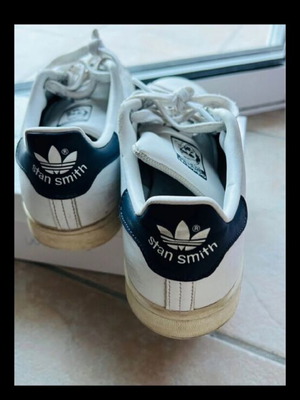 Adidas Stan Smith women's leather used, blue white, size 39