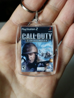 Call of Duty Finest Hour PS2 acrylic keychain