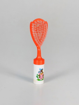 Vintage baby brush rattle used from 1970s
