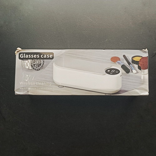 Glasses cleaning device with vibration, like new, USB rechargeable