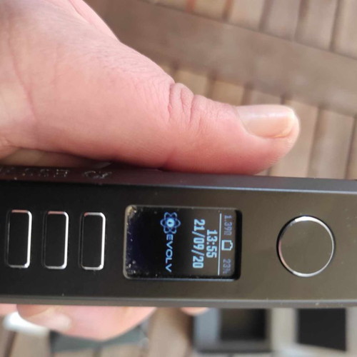 Essent DNA75c Box Mod by ZQ Vapor like new, full black