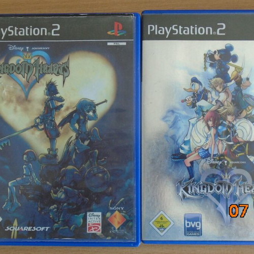 PlayStation 2 games set of 6 used, Kingdom Hearts, Naruto, Dragonball Z