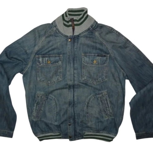 Dolce & Gabbana denim vintage bomber jacket XL like new