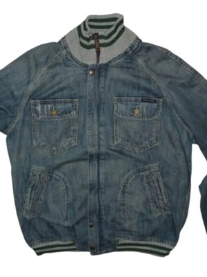 Dolce & Gabbana denim vintage bomber jacket XL like new