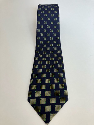 Γραβάτα Vintage Ελληνική Stronguilo Athens μεταχειρισμένη, μπλε, 100% μαλλί