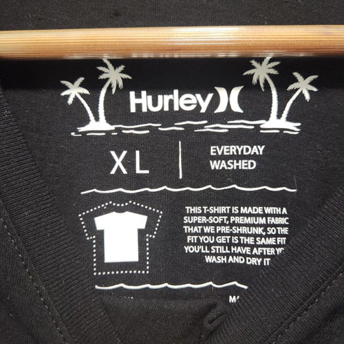 Hurley longsleeve blouse XL new, black