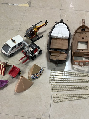 Playmobil assorted pieces used, pack