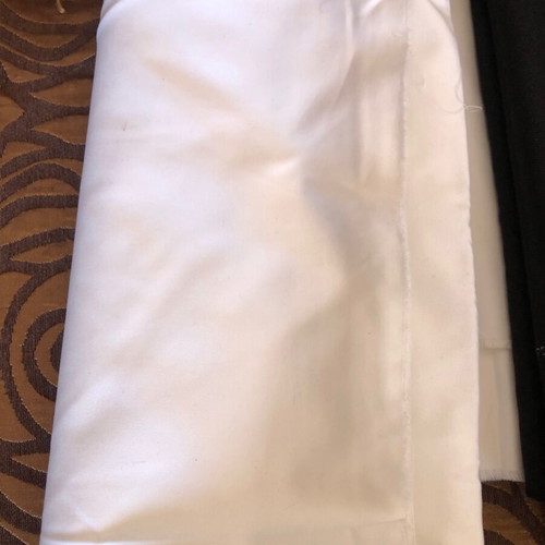 White military fabric for official navy and coast guard uniform new
