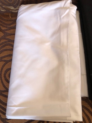 White military fabric for official navy and coast guard uniform new