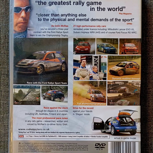 Colin McRae Rally 3 PS2 used, complete