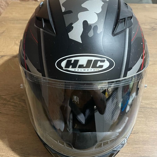 HJC helmet used with two visors and intercom size M